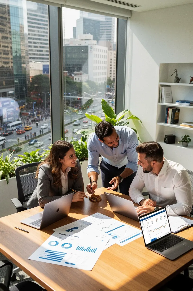 Analyzing user behavior with traffic data insights