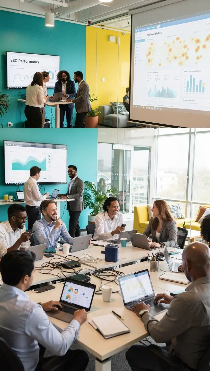 Modern office environment