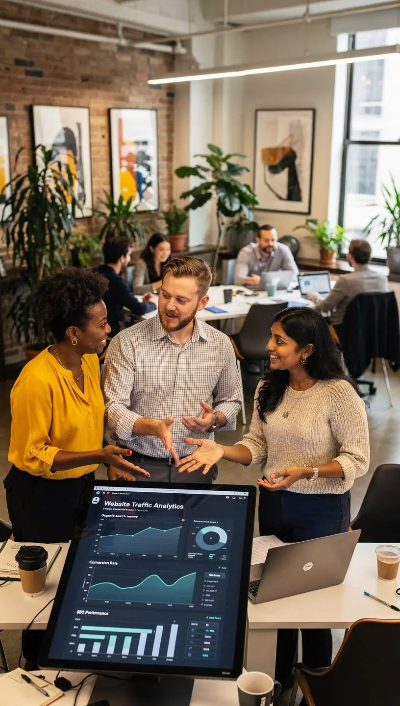 Professional team collaboration